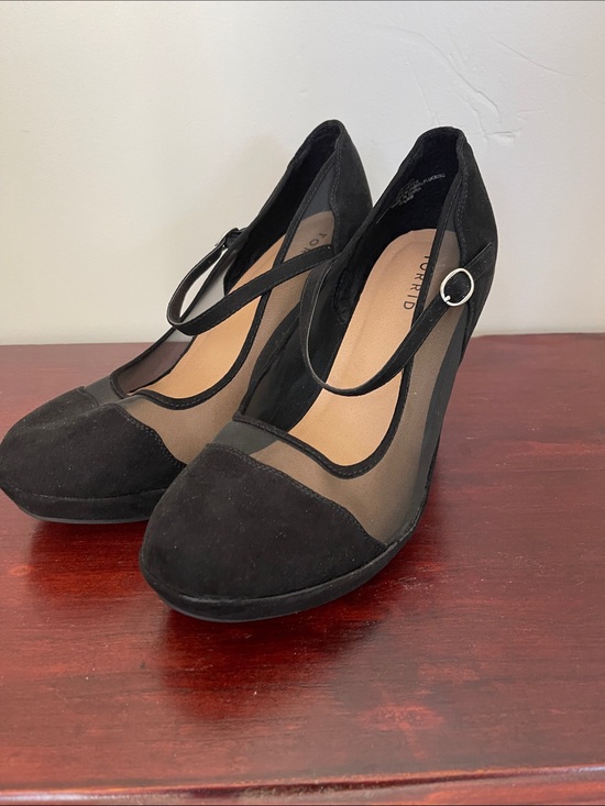 torrid Shoes - Torrid Mesh Mary Jane Strap Platform Wedge 11W